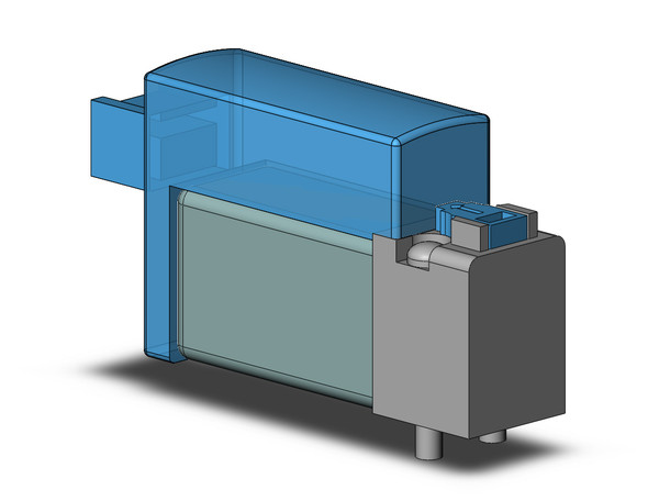 SMC V114-3MOZ valve, sol, base mt (ac)