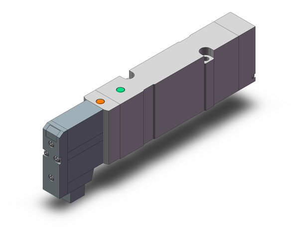 SMC 10-SV2300-5FU Valve, Dbl Sol, Plug-In