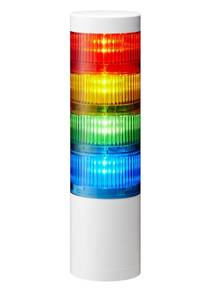 Patlite LED Signal Tower LR7-402WJNW-RYGB