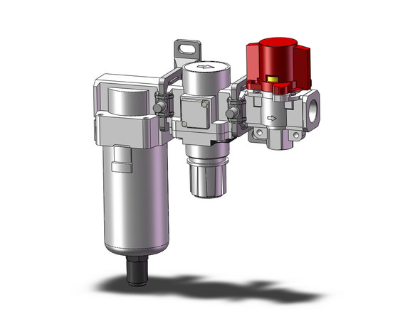 SMC AC40B-04C-V-2-B F/R Combo Modular