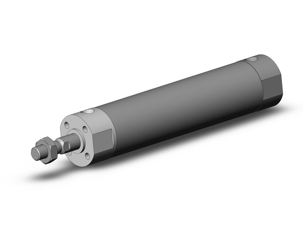<h2>C(D)G1Y-Z, Smooth Air Cylinder, Double Acting. Single Rod</h2><p><h3>Series CG1Y smooth acting, single rod, double acting air cylinder has 8 bore sizes and can meet application need where low pressure or low speed is required. The tube is impact extruded aluminum to produce an extraordinarily smooth finish, allow low break-away pressure and smooth stroke action. Various mounting bracket options are available. Female piston rod threads are available as a standard option. Auto switch capable.</h3>- Minimum operating pressure: 0.01  to 0.02 (MPa)<br>- Double acting, single rod<br>- Bore sizes: 20, 25, 32, 40, 50, 63, 80, 100 (mm)<br>- Standard stroke: 25, 50, 75, 100, 125, 150, 200, 250, 300 (mm)<p><a href="https://content2.smcetech.com/pdf/Lowspeed_cyl.pdf" target="_blank">Series Catalog</a>