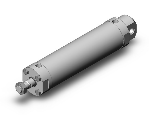 <h2>C(D)G5-S, Stainless Steel Cylinder, Double Acting, Single Rod</h2><p><h3>SMC s CG5-S series is a stainless steel cylinder, perfect for use in wash down applications such as food processing machinery requiring intense cleaning.  The use of non-toxic additives allows confident use in equipment for foods, beverages and medical products, etc.  The CG5-S can be disassembled, allowing replacement of seals, which promotes an extended service life.  SMC provides plugs for unused mounting threads to prevent residue build-up in the threads.  The use of stainless steel (SUS304) on external metal parts provides improved corrosion resistance in environments with exposure to water. </h3>- Double acting, single rod CG5-S cylinder<br>- All stainless steel external parts<br>- Special scraper prevents water from entering cylinder<br>- Bore sizes (mm): 20, 25, 32, 40, 50, 63, 80 and 100<br>- Auto switch capable<br>- <p><a href="https://content2.smcetech.com/pdf/CG5.pdf" target="_blank">Series Catalog</a>