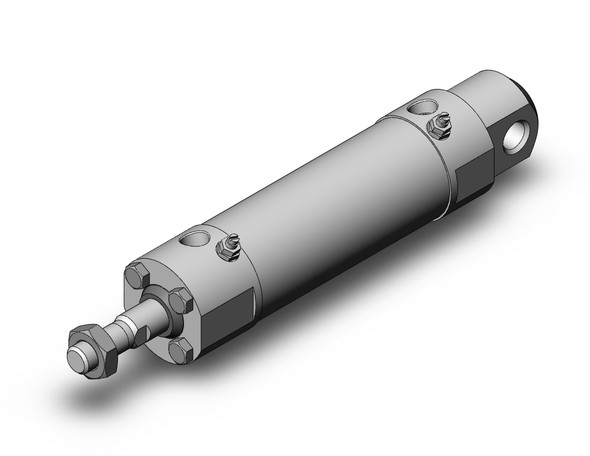 <h2>C(D)G5-S, Stainless Steel Cylinder, Double Acting, Single Rod</h2><p><h3>SMC s CG5-S series is a stainless steel cylinder, perfect for use in wash down applications such as food processing machinery requiring intense cleaning.  The use of non-toxic additives allows confident use in equipment for foods, beverages and medical products, etc.  The CG5-S can be disassembled, allowing replacement of seals, which promotes an extended service life.  SMC provides plugs for unused mounting threads to prevent residue build-up in the threads.  The use of stainless steel (SUS304) on external metal parts provides improved corrosion resistance in environments with exposure to water. </h3>- Double acting, single rod CG5-S cylinder<br>- All stainless steel external parts<br>- Special scraper prevents water from entering cylinder<br>- Bore sizes (mm): 20, 25, 32, 40, 50, 63, 80 and 100<br>- Auto switch capable<br>- <p><a href="https://content2.smcetech.com/pdf/CG5.pdf" target="_blank">Series Catalog</a>