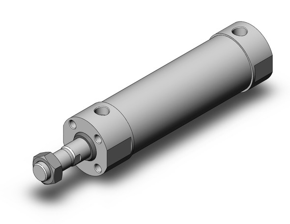 <h2>C(D)G5-S, Stainless Steel Cylinder, Double Acting, Single Rod</h2><p><h3>SMC s CG5-S series is a stainless steel cylinder, perfect for use in wash down applications such as food processing machinery requiring intense cleaning.  The use of non-toxic additives allows confident use in equipment for foods, beverages and medical products, etc.  The CG5-S can be disassembled, allowing replacement of seals, which promotes an extended service life.  SMC provides plugs for unused mounting threads to prevent residue build-up in the threads.  The use of stainless steel (SUS304) on external metal parts provides improved corrosion resistance in environments with exposure to water. </h3>- Double acting, single rod CG5-S cylinder<br>- All stainless steel external parts<br>- Special scraper prevents water from entering cylinder<br>- Bore sizes (mm): 20, 25, 32, 40, 50, 63, 80 and 100<br>- Auto switch capable<br>- <p><a href="https://content2.smcetech.com/pdf/CG5.pdf" target="_blank">Series Catalog</a>