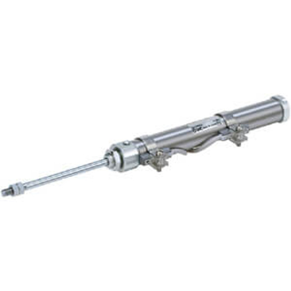 <h2>C(D)J2K-Z, Air Cylinder, Non-rotating, Single Acting, Spring Return/Extend</h2><p><h3>Series CJ2K-Z single acting, non-rotating single rod, stainless steel tube, air cylinders are available in 10 and 16mm bore sizes with stroke lengths from 15mm to 150mm. Available in spring extend or spring return. Available in 7 mounting types for versatility. Optional features include port location and magnet for auto-switch capability. Pivot and rod end brackets can be ordered with the cylinder under one part number.</h3>- Non-rotating, Single Acting, Single Rod<br>- Bore sizes: 10   16 (mm)<br>- Strokes from 15mm through 150mm<br>- Mounts: variety of mounting options<br>- Variety of switches and lead wire lengths <p><a href="https://content2.smcetech.com/pdf/CJ2.pdf" target="_blank">Series Catalog</a>