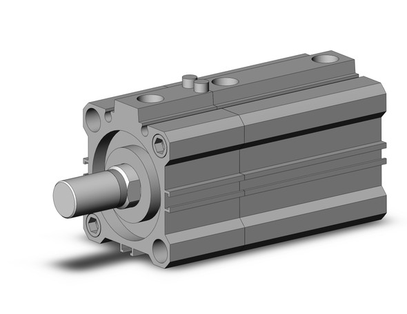 SMC CLQA40-35DCM-F compact cylinder w/lock cyl, compact with lock