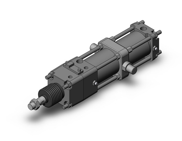 SMC CLA2T80TN-200K-E tie rod cylinder w/lock fine lock cylinder