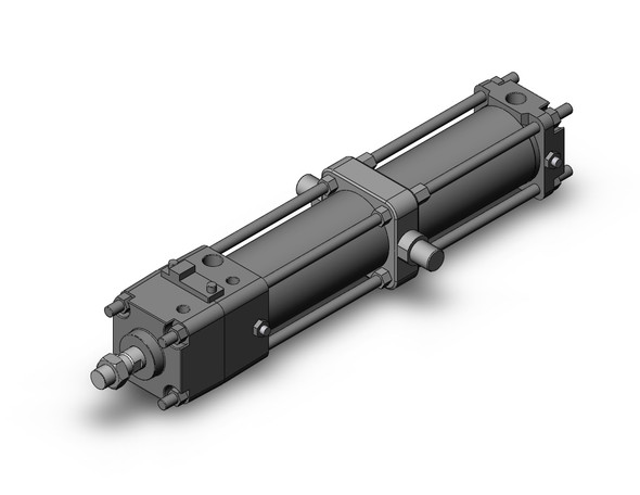 SMC CLA2T80TN-350-E tie rod cylinder w/lock fine lock cylinder