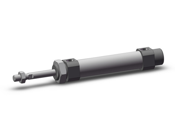 <h2>C(D)M2-Z, Air Cylinder, Single Acting, Spring Return/Extend</h2><p><h3>Series CM2-Z single acting, single rod, stainless steel cylinders are compact, lightweight and offer high performance. The piston seal and rod seal design provides excellent life. Transparent auto switch bracket provides visibility of the status of the switch. The CM2-Z series delivers extra flexibility including the option of male and female rods. The CM2-Z series offers a variety of mounting options.<br>- </h3>- Bore sizes: 20, 25, 32, 40<br>- Standard stroke: 25, 50, 75, 10, 125, 150, 200, 250<br>- Easy fine adjustment of auto switch position<br>- femalee rod end available as standard<p><a href="https://content2.smcetech.com/pdf/CM2_Z.pdf" target="_blank">Series Catalog</a>