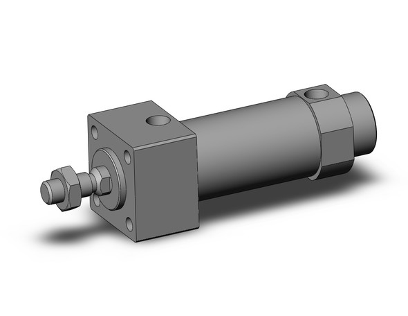 <h2>C(D)M2R-Z, Air Cylinder, Double Acting, Single Rod, Direct Mount</h2><p><h3>Series CM2-Z block mount, single rod, stainless steel cylinders are compact, lightweight and offer high performance. The piston seal and rod seal design provides excellent life. Transparent auto switch bracket provides visibility of the status of the switch. The CM2-Z series delivers extra flexibility including the option of male and female rods. Rubber bumpers are standard. </h3>- Direct mount: double acting single rod<br>- Bore sizes: 20, 25, 32, 40 (mm)<br>- Strokes from 25mm to 300mm<br>- Mounts: direct to bottom or front<br>- Variety of switches and lead wire lengths<p><a href="https://content2.smcetech.com/pdf/CM2_Z.pdf" target="_blank">Series Catalog</a>