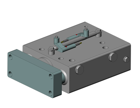 <h2>HYG, Hygienic Cylinder with Guide Rods</h2><p><h3>The HYG integrates an aluminum hygienic body with guide rods that are completely recessed in the body and protected by grease retention rod scrapers for unprecedented water resistance during wash down processes. The HYG has eliminated switch grooves in favor of rail mounted auto-switches to prevent water pools. Plug bolts are required to plug unused ports and mounting holes to assure water resistance; air purge ports for the guide rods remain unplugged. NSF-H1 food grade grease option is available.<br>- </h3>- Bore sizes: 20, 25, 32, 40, 50, 63 mm<br>- Stroke lengths (20, 25 bore): 20, 30, 40, 100, 150, 200 mm<br>- Stroke lengths (32, 40, 50, 63 bore): 25, 50, 100, 150, 200 mm<br>- FKM, fluoropolymer seal option<br>- NSF-H1 food grade grease option<br>- Auto switch capable<br>- <p><a href="https://content2.smcetech.com/pdf/HY.pdf" target="_blank">Series Catalog</a>