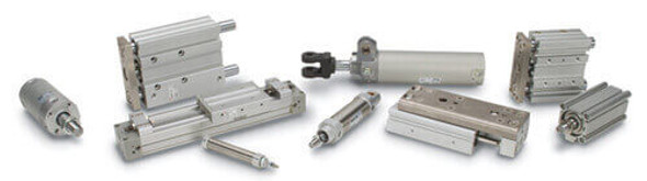 SMC CPA2L50-100 Tie Rod Cylinder W/Positioner