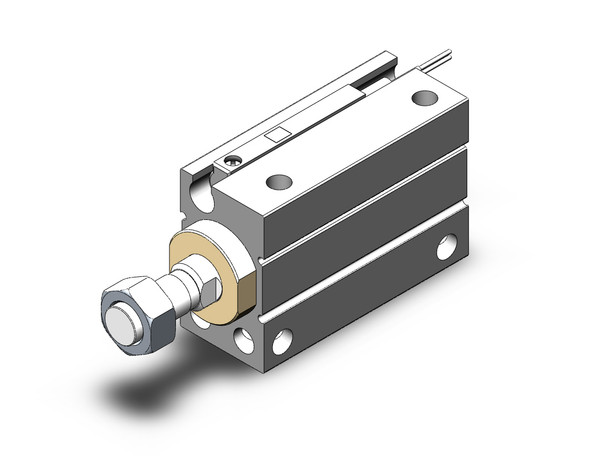 <h2>C(D)UJ, Miniature Free Mount Cylinder</h2><p><h3>The CUJ miniature free mount series is a space saving compact cylinder. It is available in 4mm to 10mm bore sizes with stroke lengths up to 20mm for double acting and 10mm for single acting. Options include auto switch capabilities, double and single acting, mounting from 4 directions.<br>- </h3>- Miniature free mount<br>- Space saving compact cylinder<br>- Available in 4mm to 10mm bore size <p><a href="https://content2.smcetech.com/pdf/CUJ.pdf" target="_blank">Series Catalog</a>