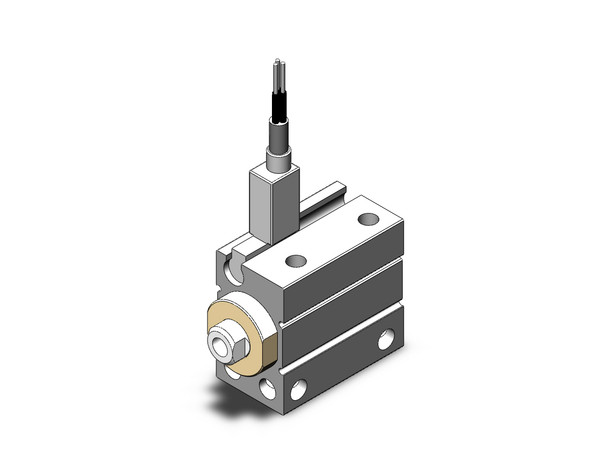 SMC CDUJB10-6S-F8NLS compact cylinder cyl, free mount, sgl acting