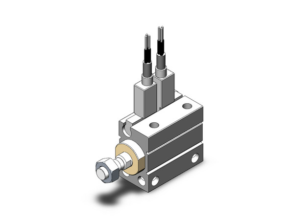 SMC CDUJB8-6DM-F8BL compact cylinder cyl, free mount, dbl acting