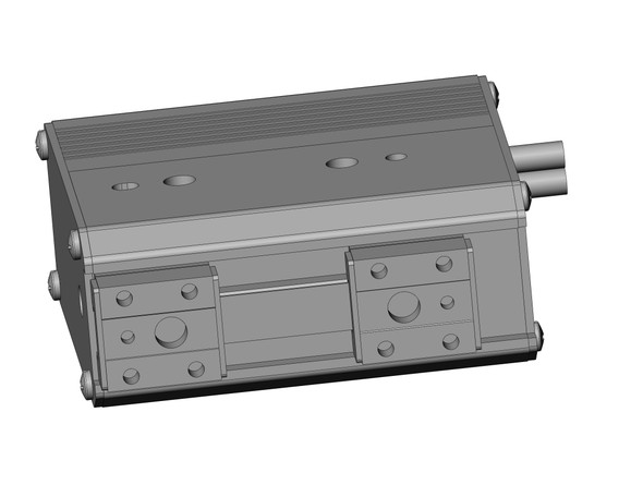 SMC LEHF20K2-24L-R5 belt drive 2-finger electric gripper