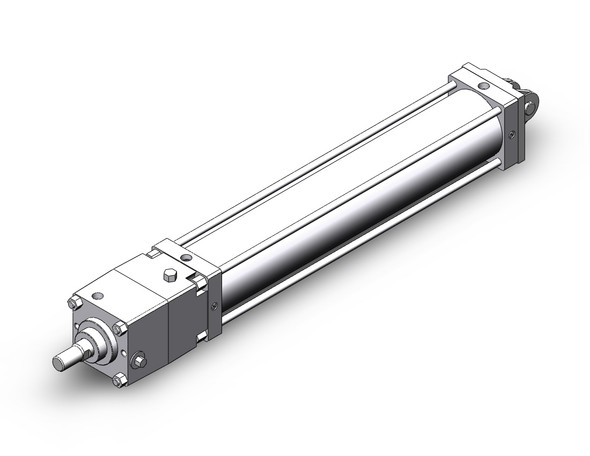 SMC CNSD125TN-700-D tie rod cylinder w/lock power lock cylinder