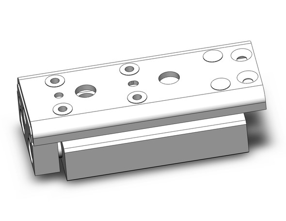 SMC MXQ8CL-20Z3 Guided Cylinder