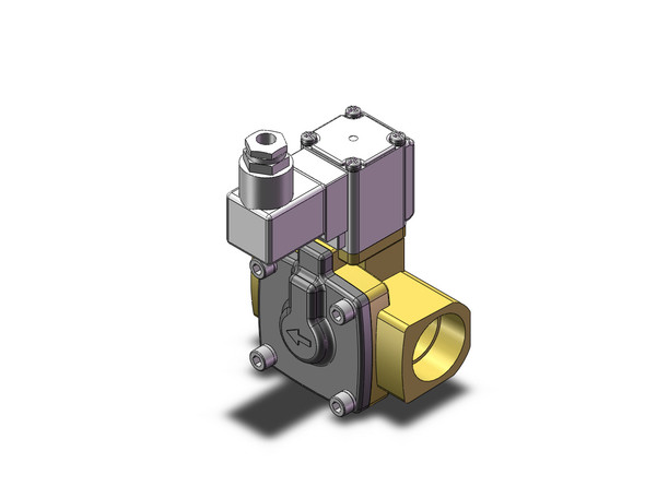 SMC VXD260NZ2AE Pilot Op 2 Port Solenoid Valve (N.C.)