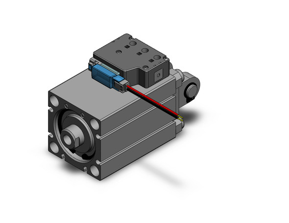 SMC CVQD40-35-5MU Compact Cylinder W/Valve