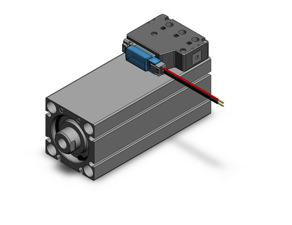 SMC CVQB32-75F-5M compact cylinder w/valve compact cylinder with solenoid valve