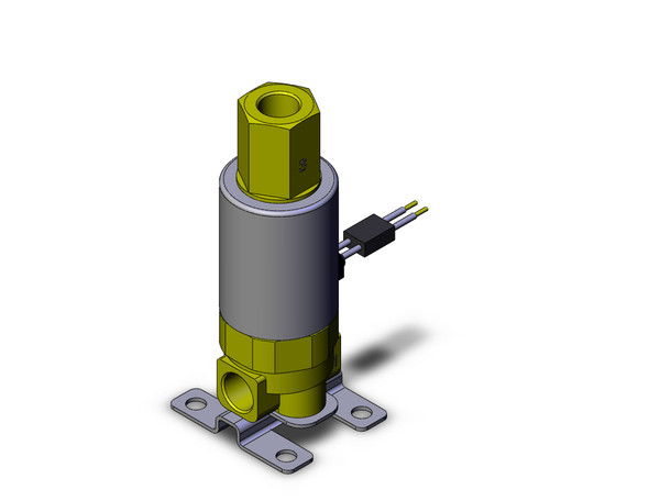 SMC VDW350-3G-2-01N-A-F 3 port solenoid valve valve, compact, sgl, brass