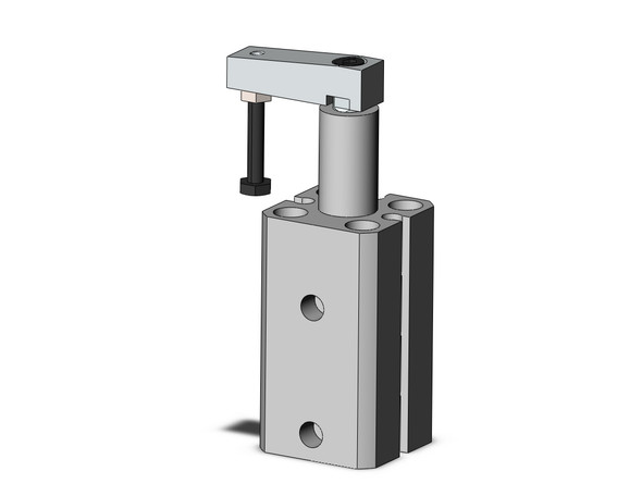 <h2>MK-Z Swing Clamp Cylinder, Standard w/Auto Switch Mounting Grooves</h2><p><h3>SMC s MK-Z has an allowable moment of inertia 3 times higher than the conventional MK and MK2 styles.  The overall length is the same as the conventional styles, and mounting dimensions are interchangeable with the MK series.  Auto switches can be mounted on any of the 4 surfaces with no projection of the switch.</h3>- Rotary clamp cylinder w/auto switch mounting grooves<br>- Bore sizes (mm): 12, 16, 20, 25, 32, 40, 50, 63<br>- Standard stroke (mm): 10, 20, 30, 50 (depending on bore size)<br>- Clockwise or counterclockwise rotary direction<br>- Auto switch capable<p><a href="https://content2.smcetech.com/pdf/MK_Z.pdf" target="_blank">Series Catalog</a>