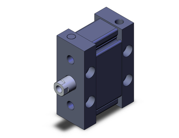 <h2>M(D)U Plate Cylinder, Single Acting w/Auto Switch Mounting Groove</h2><p><h3>The MU plate single rod, single acting, cylinder, with its elliptical design, provides a low profile while maintaining force output. The MU cylinder can eliminate the need for higher operating pressures that may be required for typical flat cylinders. The oval piston shape also provides an intrinsic non-rotating function without having to use a rod with flats, offering increased bearing and seal life.</h3>- Single acting, spring return/extend, plate cylinder<br>- Possible to mount without brackets<br>- Auto switch mounting grooves prevent projection of auto switches<br>- Auto switches can be mounted in 4 directions<br>- Strokes up to 20mm<p><a href="https://content2.smcetech.com/pdf/MU_Z.pdf" target="_blank">Series Catalog</a>
