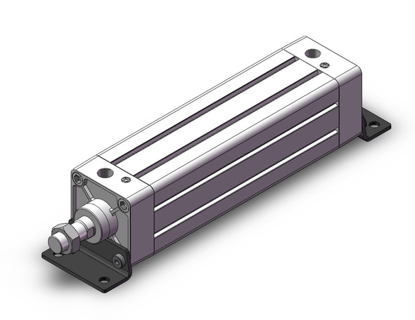 SMC MDB1L80-250Z Tie Rod Cylinder W/Profile Tube