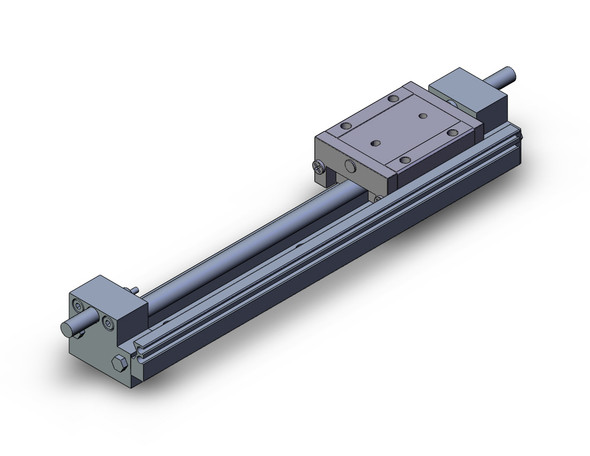 <h2>MXY, Long Stroke Precision Slide Table (Recirculating Bearings) - Magnetically Coupled</h2><p><h3>The MXY is a long stroke precision slide table, light weight in design that provides constant rigidity throughout the entire stroke, up to 400 mm. It is integrated with hardened stainless steel guides and rails to isolate the load bearing from the movement of the piston rod and seals. The stroke adjuster does not protrude from the slide table s mounting surface for a compact footprint.<br>- </h3>- Bore sizes: 6, 8, 12 mm<br>- Stroke adjuster options: rubber, metal stopper or shock absorber<br>- PTFE grease or food grade grease option<br>- RoHS compliant<br>- Auto switch capable<br>- <p><a href="https://content2.smcetech.com/pdf/MXY.pdf" target="_blank">Series Catalog</a>