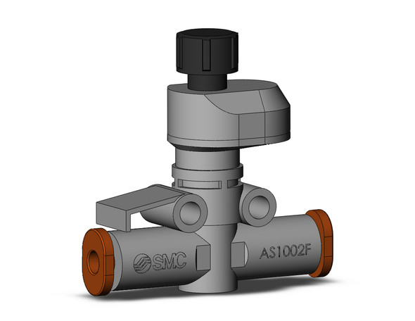 <h2>AS*2FS, Speed Controller with Indicator, In-line Type</h2><p><h3>The AS speed controller variants with indicator window allow for numerical verification of flow rate setting.</h3>- Speed controller with indicator, In-line type<br>- Max. operating pressure: 1MPa<br>- Tubing Material: nylon, soft nylon, polyurethane, FEP, PFA<br>- Body Size: M5, 1/8, 1/4, 3/8, 1/2<br>- <p><a href="https://content2.smcetech.com/pdf/AS_FS Inline.pdf" target="_blank">Series Catalog</a>