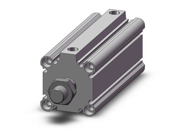 SMC CDQ2YB40-75DCMZ Cylinder, Smooth, Dbl Acting