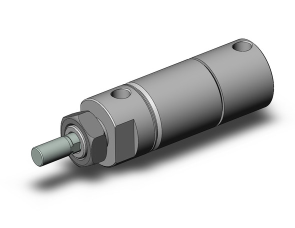 <h2>NC(D)M, Double Acting, Single Rod, Port Option</h2><p><h3>Series NCM stainless steel cylinder offers space savings, high performance, and interchangeability with other stainless steel cylinders. A wear ring extends the seal life and a bronze rod bushing is standard on all bore sizes. The NCM is available in 4 mounting styles (front nose, double end, rear pivot, and block mount) as well as double rod and spring return or spring extend models. The NCM is auto-switch capable without any change in cylinder dimension. Bore sizes range from 7/16  to 2  and standard strokes from 1/2  to 12 . </h3>- Double acting single rod<br>- Bore sizes (inch): 3/4, 7/8, 1 1/16,1 1/4, 1 1/2<br>- Mounts: nose, rear<br>- Variety of switches and lead wire lengths<br>- End of stroke bumper available<p><a href="https://content2.smcetech.com/pdf/NCM.pdf" target="_blank">Series Catalog</a>