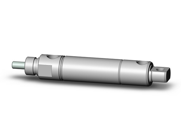 <h2>NC(D)M, Double Acting, Single Rod, Mounting Options</h2><p><h3>Series NCM stainless steel cylinder offers space savings, high performance, and interchangeability with other stainless steel cylinders. A wear ring extends the seal life and a bronze rod bushing is standard on all bore sizes. The NCM is available in 4 mounting styles (front nose, double end, rear pivot, and block mount) as well as double rod and spring return or spring extend models. The NCM is auto-switch capable without any change in cylinder dimension. Bore sizes range from 7/16  to 2  and standard strokes from 1/2  to 12 . </h3>- Double acting single rod<br>- Bore sizes (inch): 3/4, 7/8, 1 1/16,1 1/4, 1 1/2<br>- Mounts: rear pivot, end<br>- Variety of switches and lead wire lengths<br>- Optional magnet available<br>- Optional end of stroke bumper<p><a href="https://content2.smcetech.com/pdf/NCM.pdf" target="_blank">Series Catalog</a>