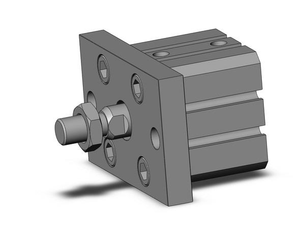 SMC CQSXF20-10DM compact cylinder cyl, microspeed, dbl acting