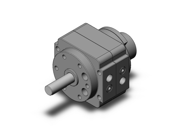 <h2>C(D)RB1*W50~100, Rotary Actuator, Vane Style</h2><p><h3>The CRB1 vane style rotary actuator is offered in 7 sizes (10-100mm). Rotation angles of up to 270  is possible for the entire series. The double vane style offered on the 90  and 100  rotation allows twice the torque of the single vane. Bearings are used throughout the series to support thrust and radial loads. In addition, rubber bumpers are used internally (except for size 10) making this series highly reliable. Optional auto switches can be moved anywhere along the circumference to allow mounting in a position that is most appropriate for your specifications.<br>- </h3>- New Style rotary actuator, vane type<br>- Compact, space saving body<br>- Direct mount applications possible<br>- Highly reliable<br>- Body side and axial direction ports<br>- Unrestricted auto switch mounting positions <p><a href="https://content2.smcetech.com/pdf/CRB1.pdf" target="_blank">Series Catalog</a>