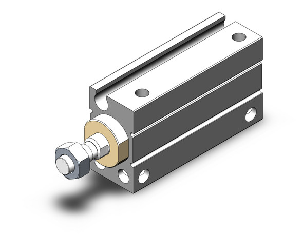 SMC CUJB8-25DM compact cylinder cyl, free mount, dbl acting