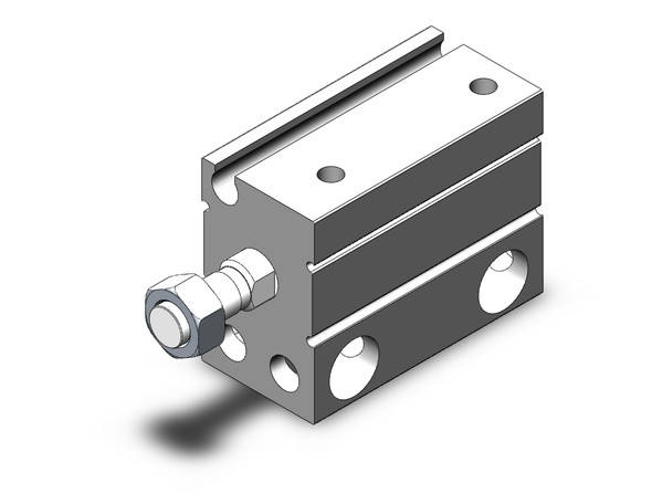 SMC CDUJB12-15DM compact cylinder cyl, free mount, dbl acting