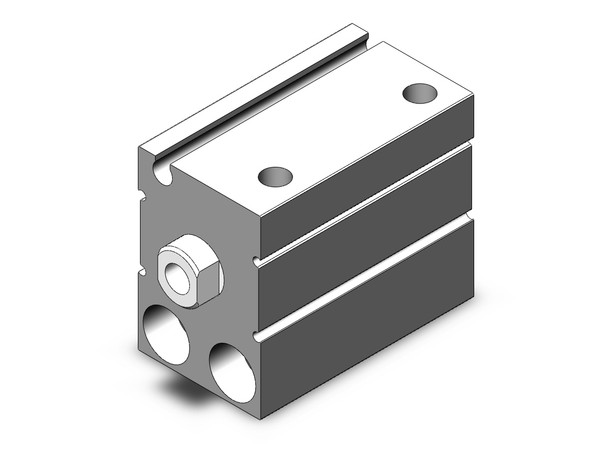 SMC CDUJS20-20D compact cylinder cyl, free mount, dbl acting