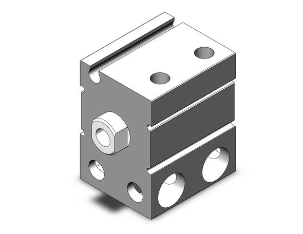 SMC CUJB20-10D compact cylinder cyl, free mount, dbl acting