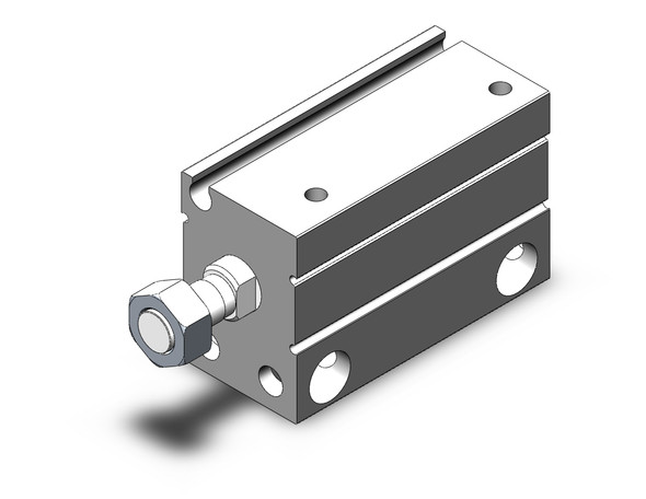 SMC CUJB16-30DM compact cylinder cyl, free mount, dbl acting