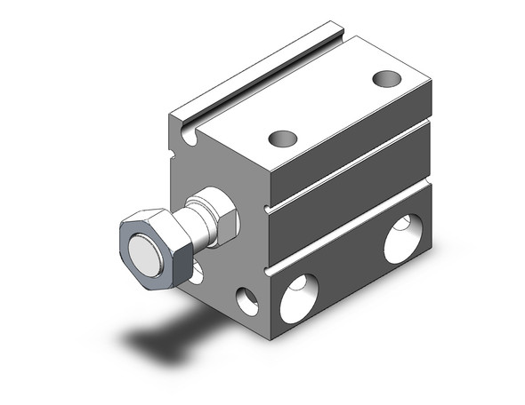 SMC CUJB20-20DM compact cylinder cyl, free mount, dbl acting