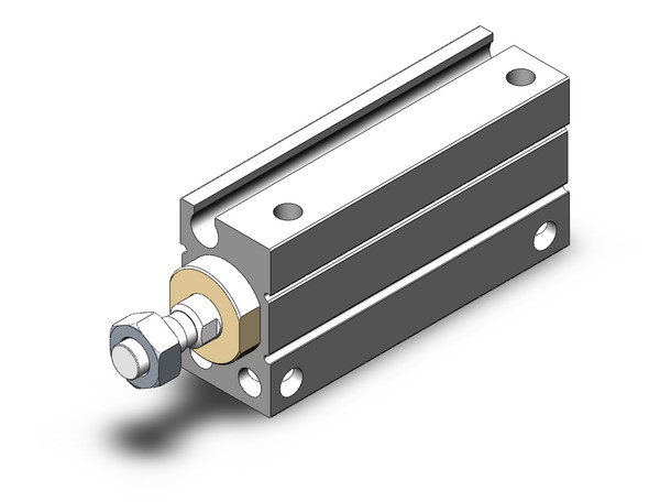 SMC CDUJB8-25DM compact cylinder cyl, free mount, dbl acting