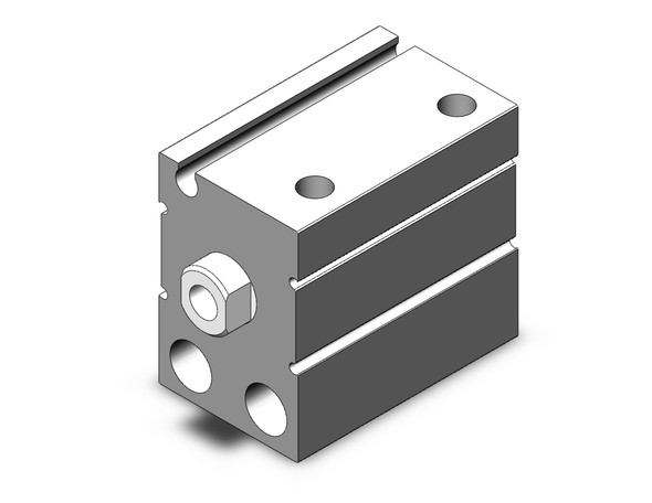 SMC CUJS20-20D compact cylinder cyl, free mount, dbl acting