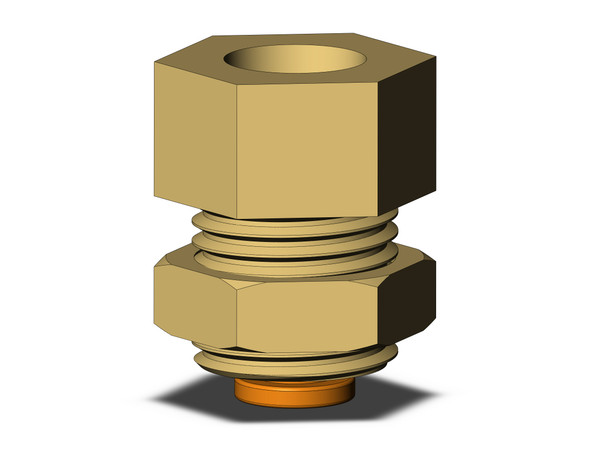 SMC KQ2E05-01A Fitting ,Bulkhead Connector Pack of 10