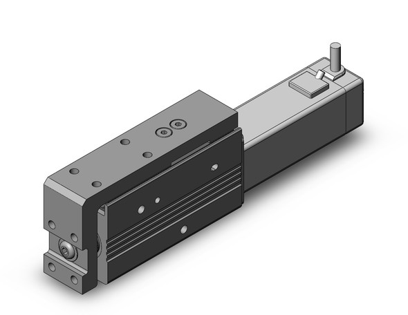 <h2>LEPS, Electric Slide Table, Miniature Type</h2><p><h3>The LEPS electric actuator fits a linear guide and work table to the LEPY miniature rod model. The result is an actuator with parallel and perpendicular work surfaces, able to resist offset moment loads and rotational forces. The series includes two body sizes with inline mounted motors. Maximum stroke is 75mm, and maximum work load is 2 kg, or 50N pushing force depending on the application.</h3>- Body sizes: 6, 10<br>- Strokes: 25, and 50 mm<br>- Mounting : Side ( through or tapped), bottom tapped<br>- Motor cable entry selectable from 4 directions<br>- Basic and compact motor sizes available for size 10<br>- Workpiece can be attached to top or front of table<p><a href="https://content2.smcetech.com/pdf/LEPY_S.pdf" target="_blank">Series Catalog</a>