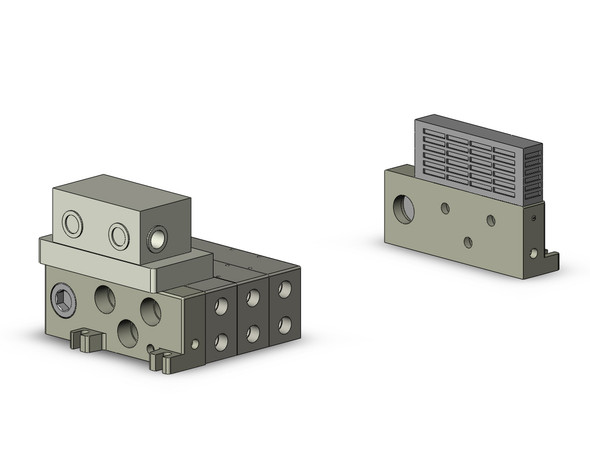 SMC VV5Q51-0903SDQ-SUW Vv5Q Manifold