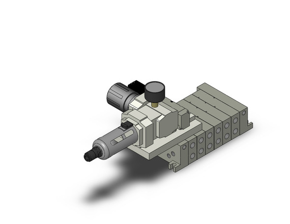 SMC VV5Q45-0602TCA1 Mfld, Non Plug-In, Vq4000