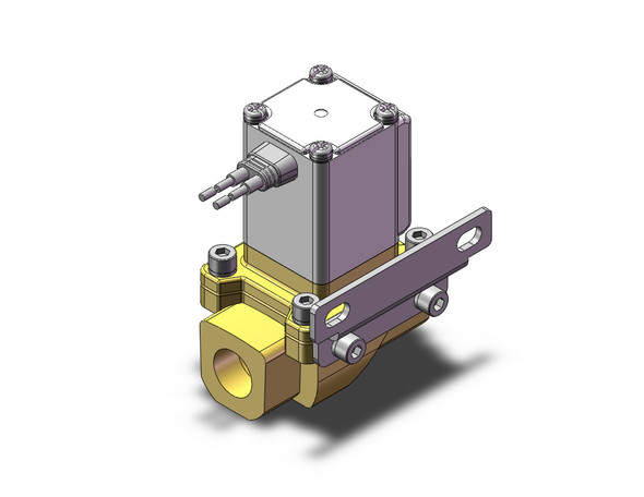 SMC VXZ242FAXB 2 port valve pilot op 2 port solenoid valve, (n.c.)