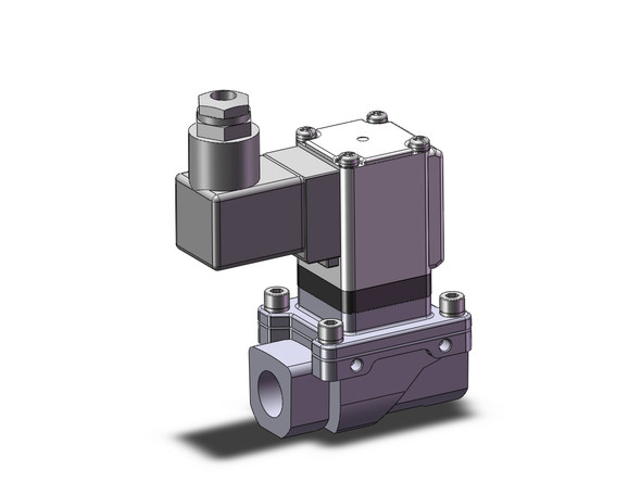 SMC VXZ2B0GG Pilot Op 2 Port Solenoid Valve, (N.O.)